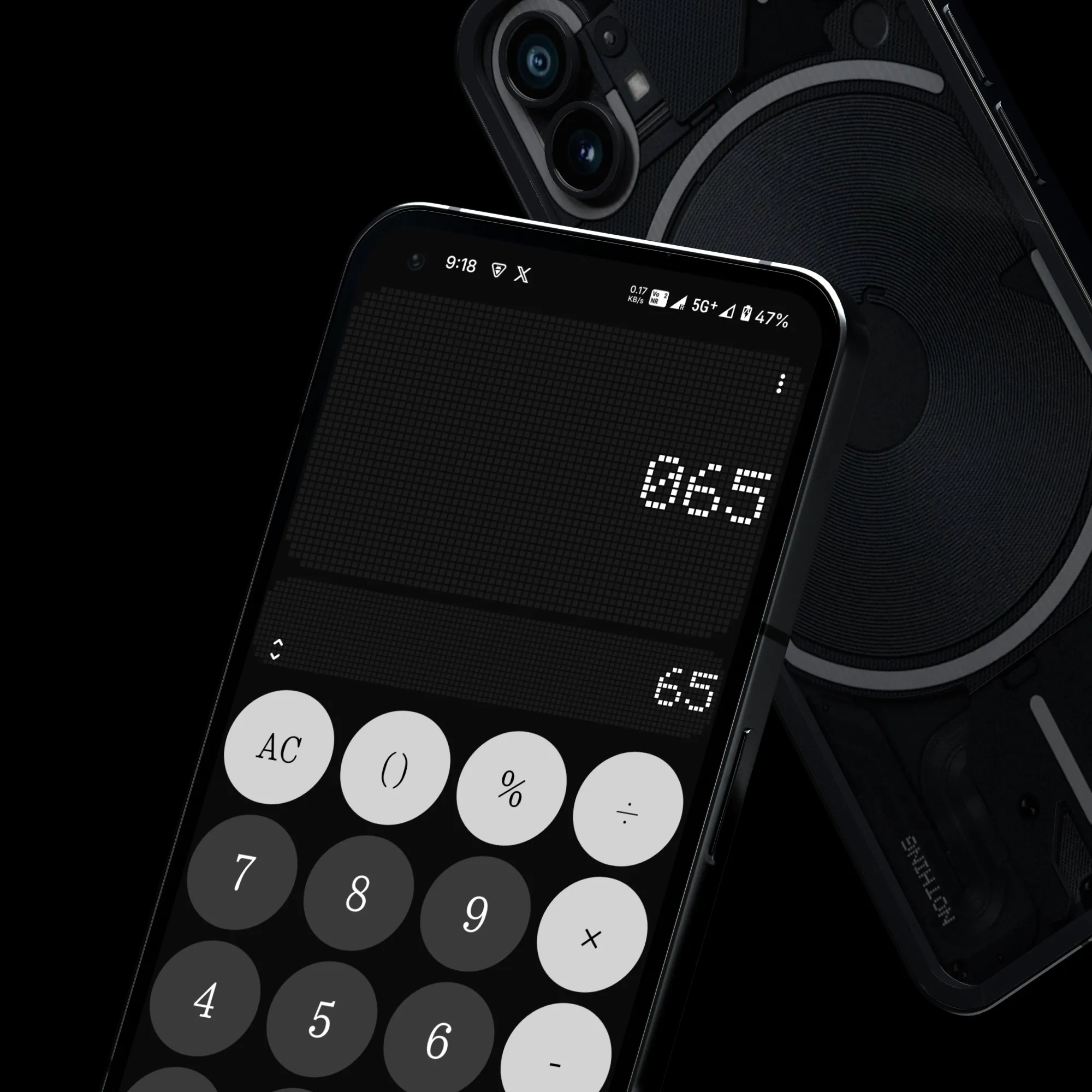Neocalc - Creepsmile LED matrix calculator app for Android